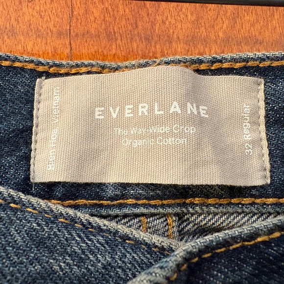 Everlane The Way-Wide Crop Jeans - size 32 regular - Picture 3 of 3